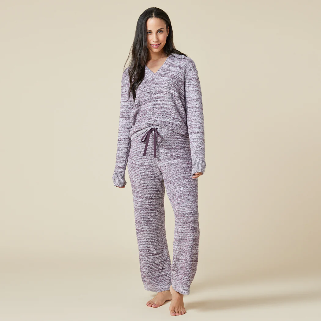 Heather Marshmallow Johnny Collar Lounge Set - Image 12