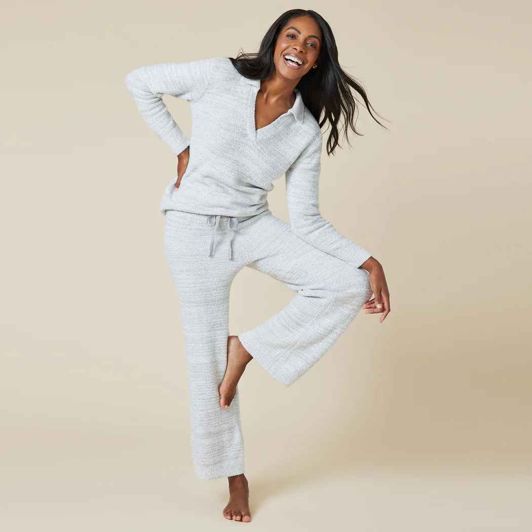 Heather Marshmallow Johnny Collar Lounge Set - Image 2