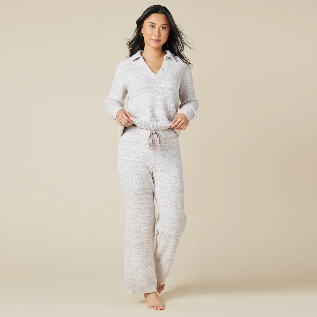 Heather Marshmallow Johnny Collar Lounge Set - Image 28
