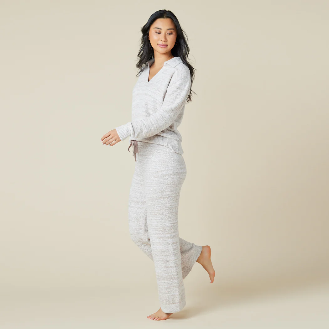 Heather Marshmallow Johnny Collar Lounge Set - Image 32