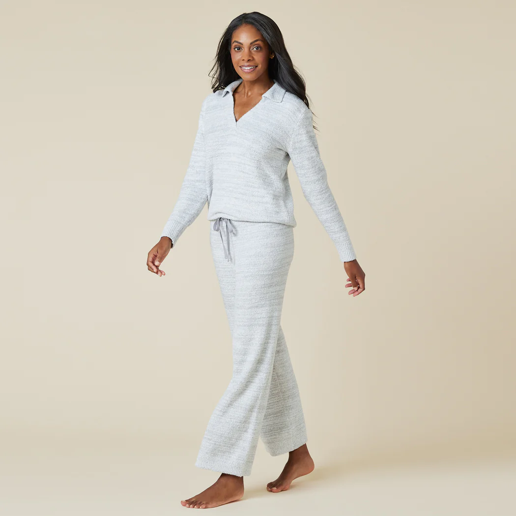 Heather Marshmallow Johnny Collar Lounge Set - Image 5