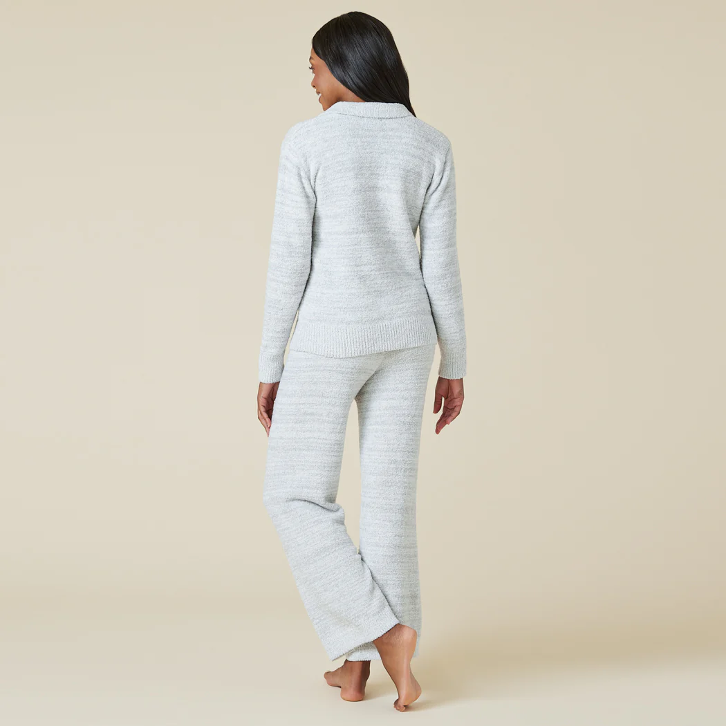 Heather Marshmallow Johnny Collar Lounge Set - Image 6