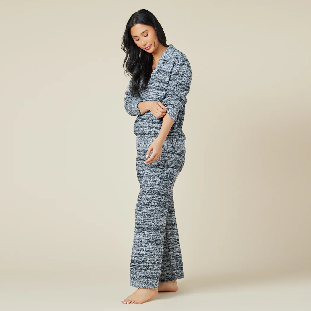 Heather Marshmallow Johnny Collar Lounge Set - Image 9