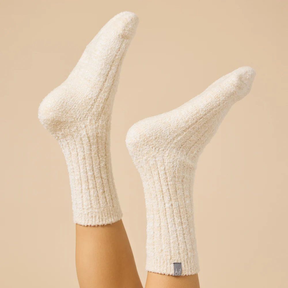 Marshmallow Crew Socks - Image 20