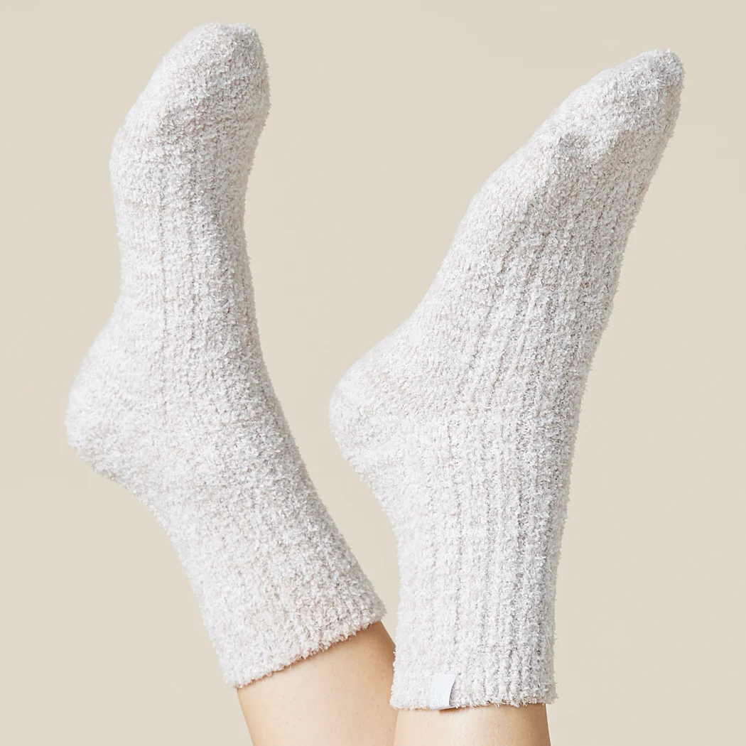 Marshmallow Crew Socks - Image 3