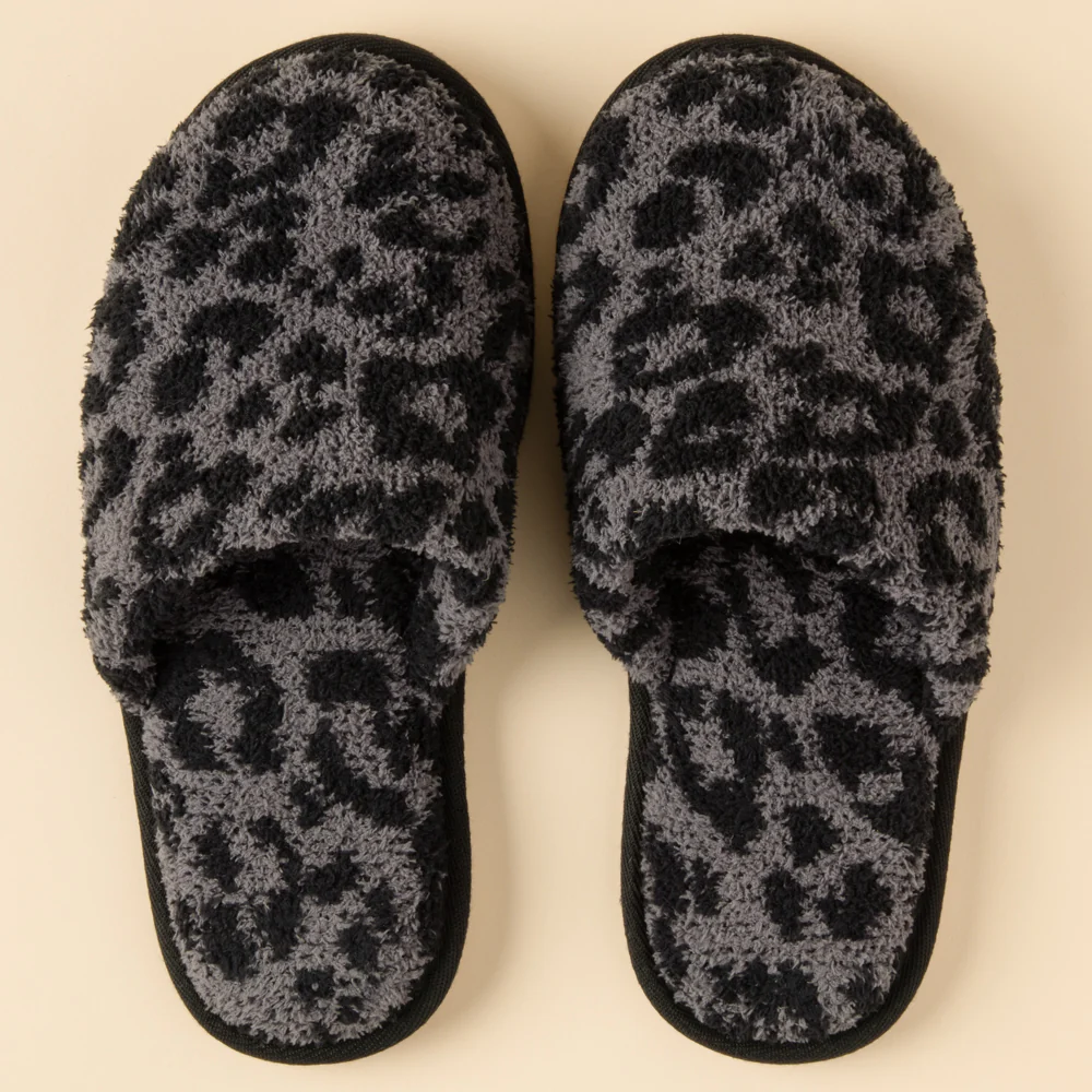 Marshmallow Leopard Slippers - Image 6