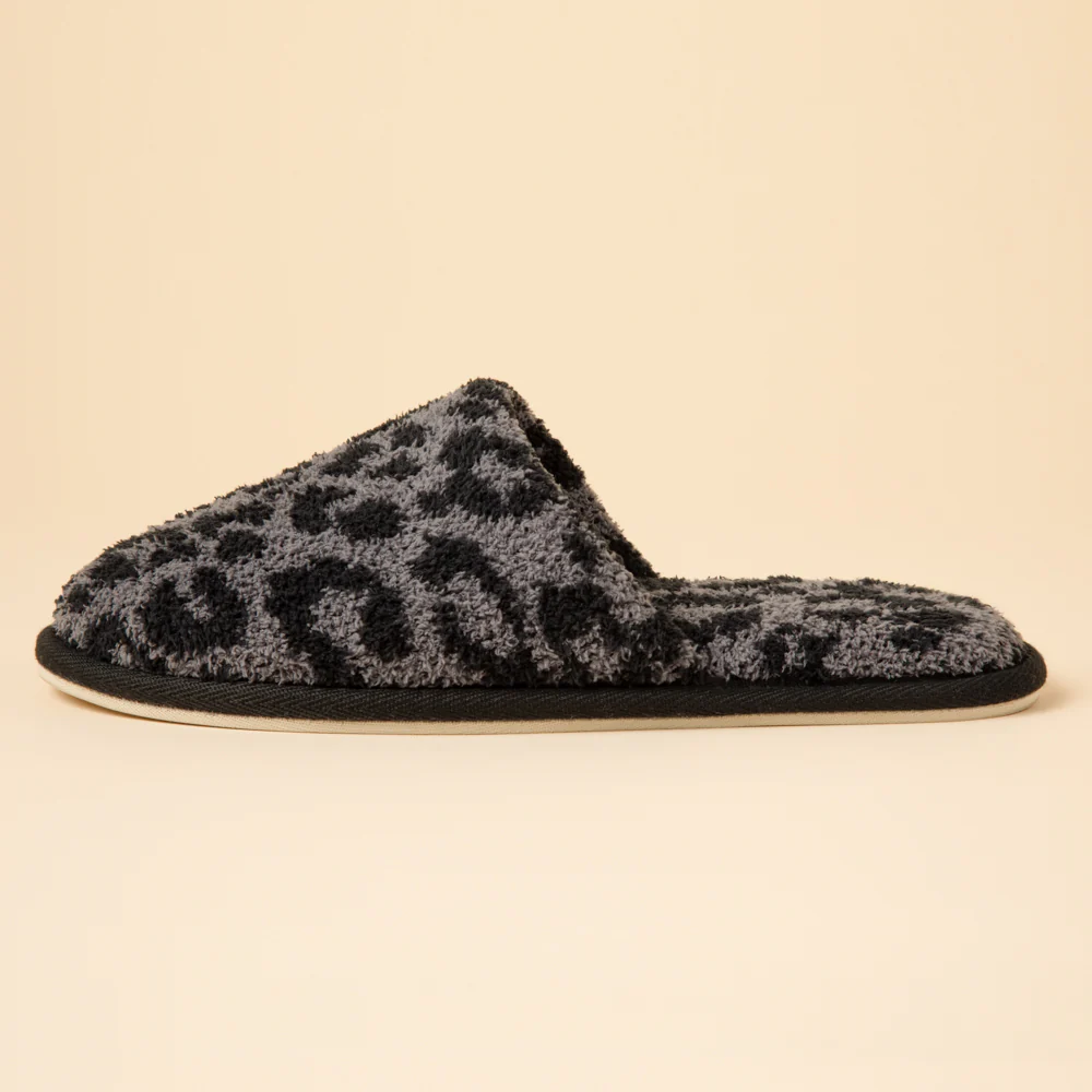 Marshmallow Leopard Slippers - Image 7