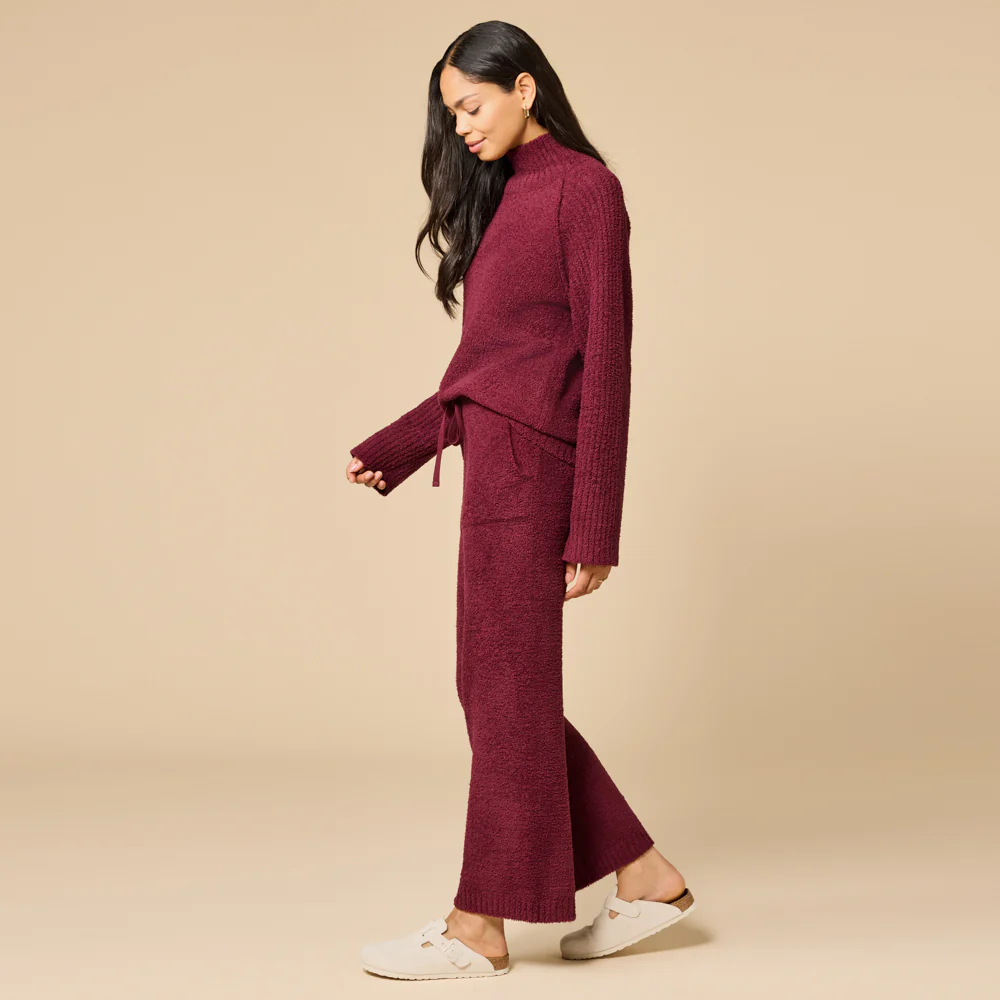 Marshmallow Rib Mock Neck with Long Pant - Image 10