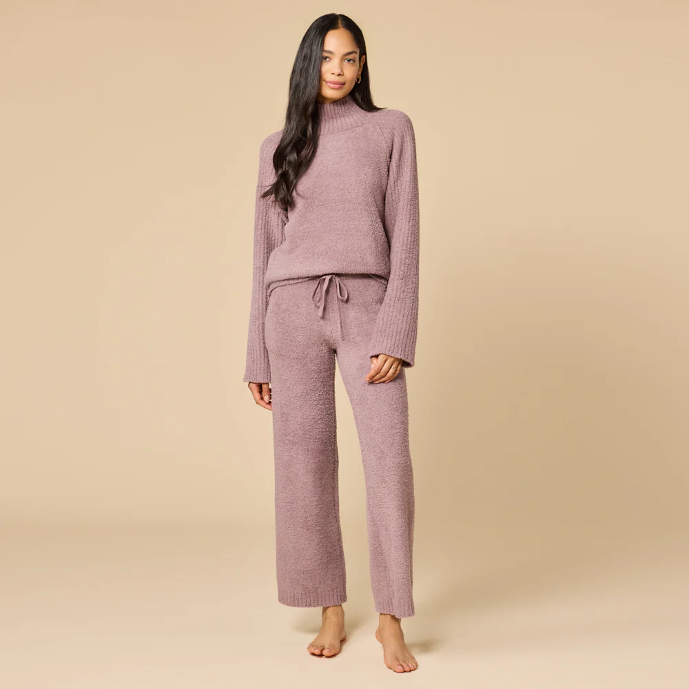 Marshmallow Rib Mock Neck with Long Pant - Image 12