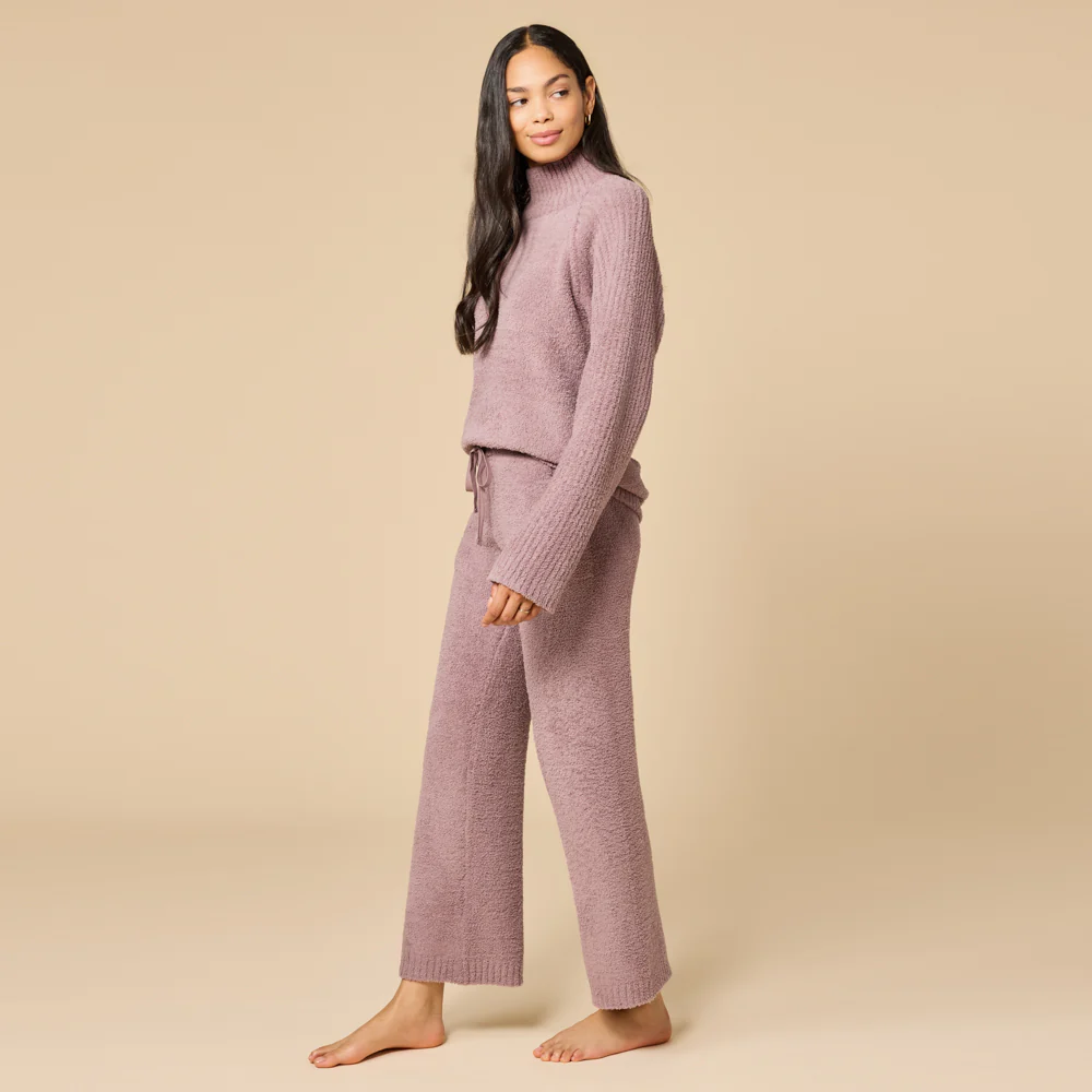 Marshmallow Rib Mock Neck with Long Pant - Image 15
