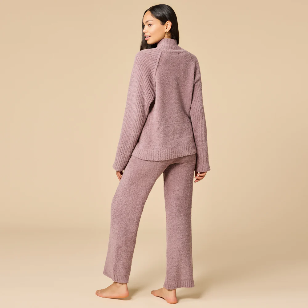 Marshmallow Rib Mock Neck with Long Pant - Image 16