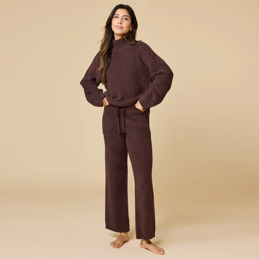 Marshmallow Rib Mock Neck with Long Pant - Image 17