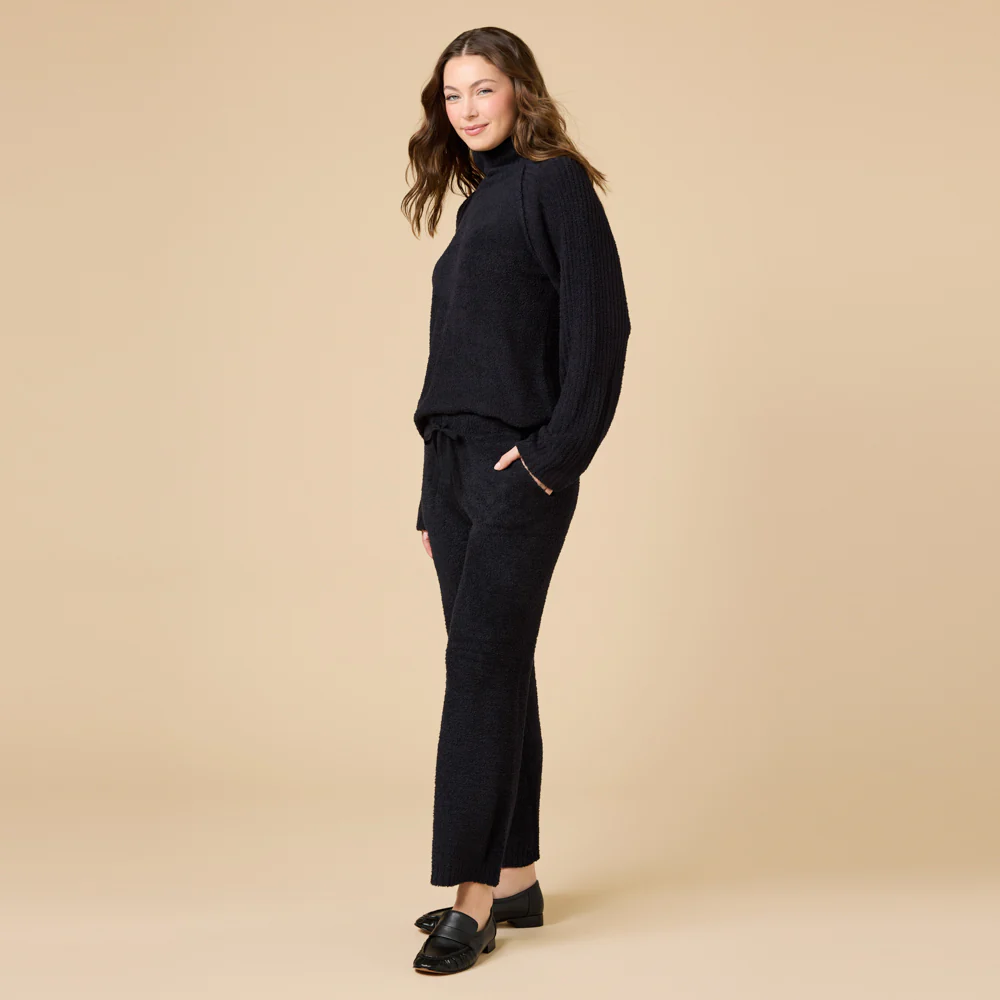 Marshmallow Rib Mock Neck with Long Pant - Image 30