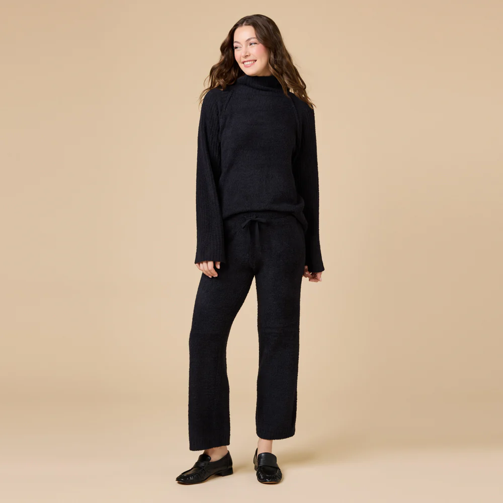 Marshmallow Rib Mock Neck with Long Pant - Image 32