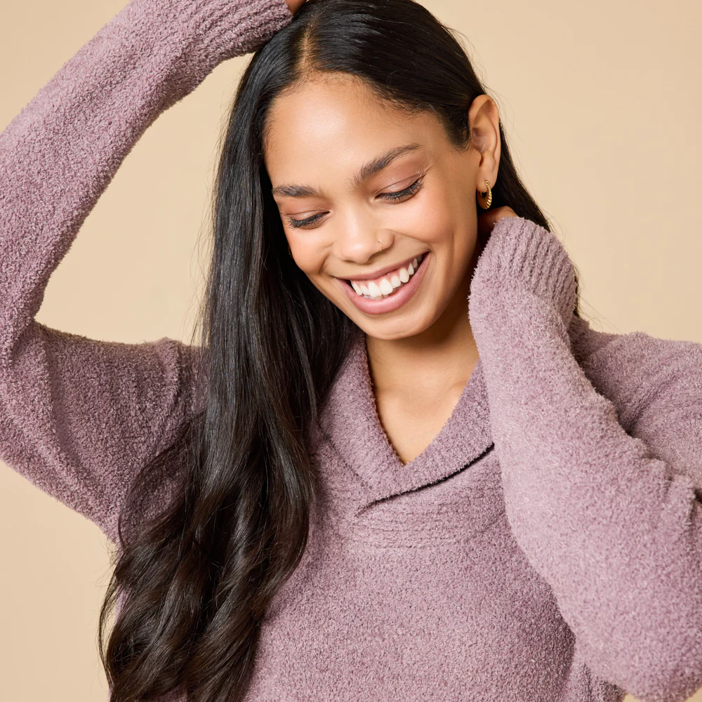 Ultra-Marshmallow Shawl Collar with Pintuck Pant - Image 17