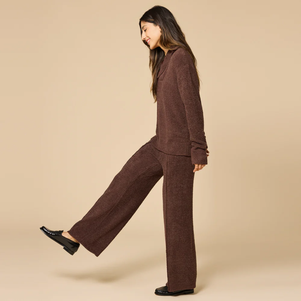 Ultra-Marshmallow Shawl Collar with Pintuck Pant - Image 23