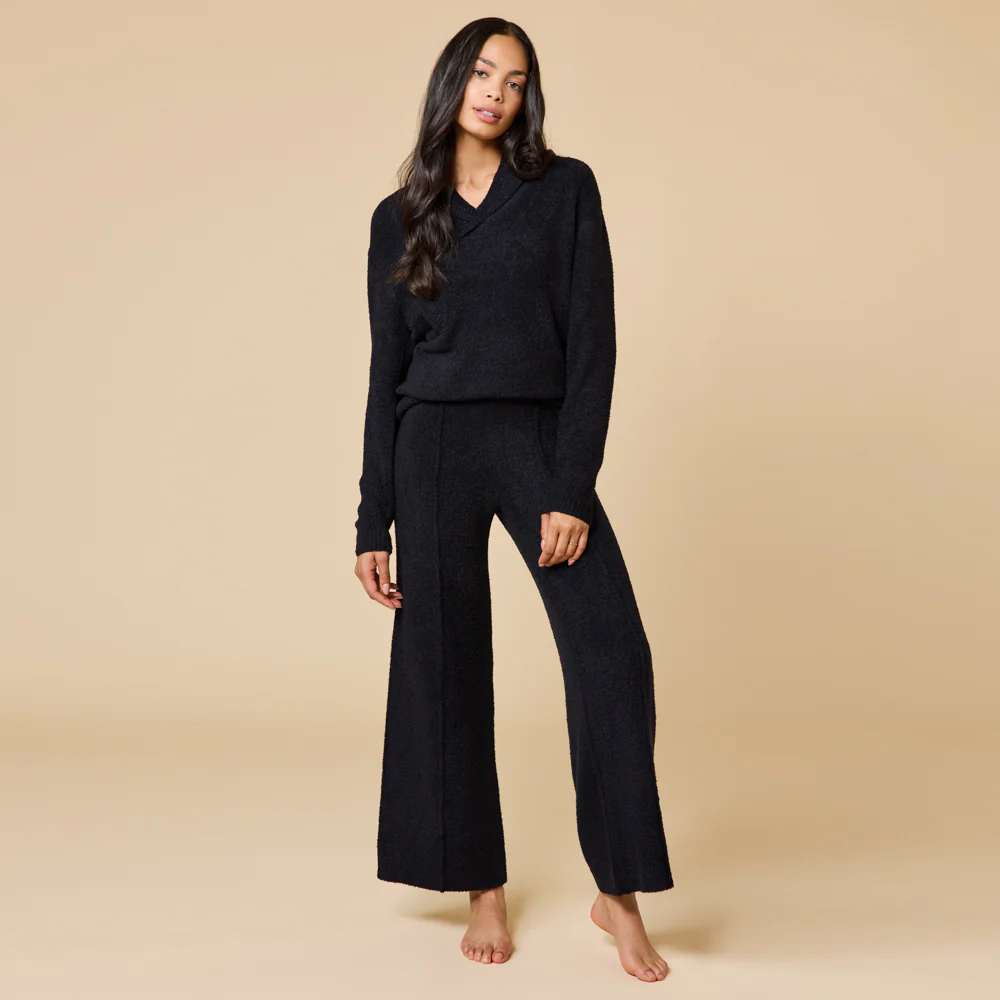 Ultra-Marshmallow Shawl Collar with Pintuck Pant - Image 6
