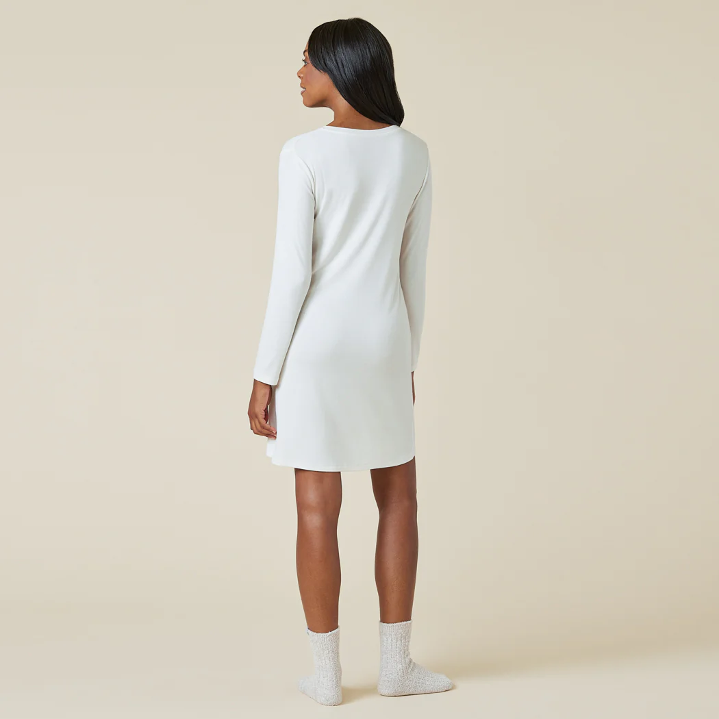 Natalie - Classic V-Neck Nightgown - Image 12