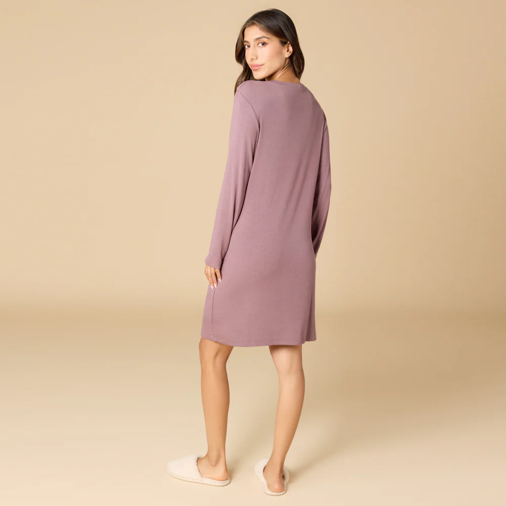 Natalie - Classic V-Neck Nightgown - Image 24