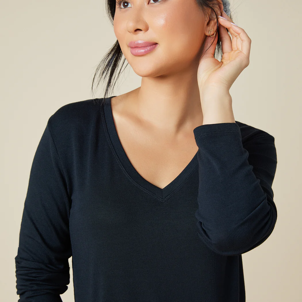 Natalie - Classic V-Neck PJ Set - Image 14