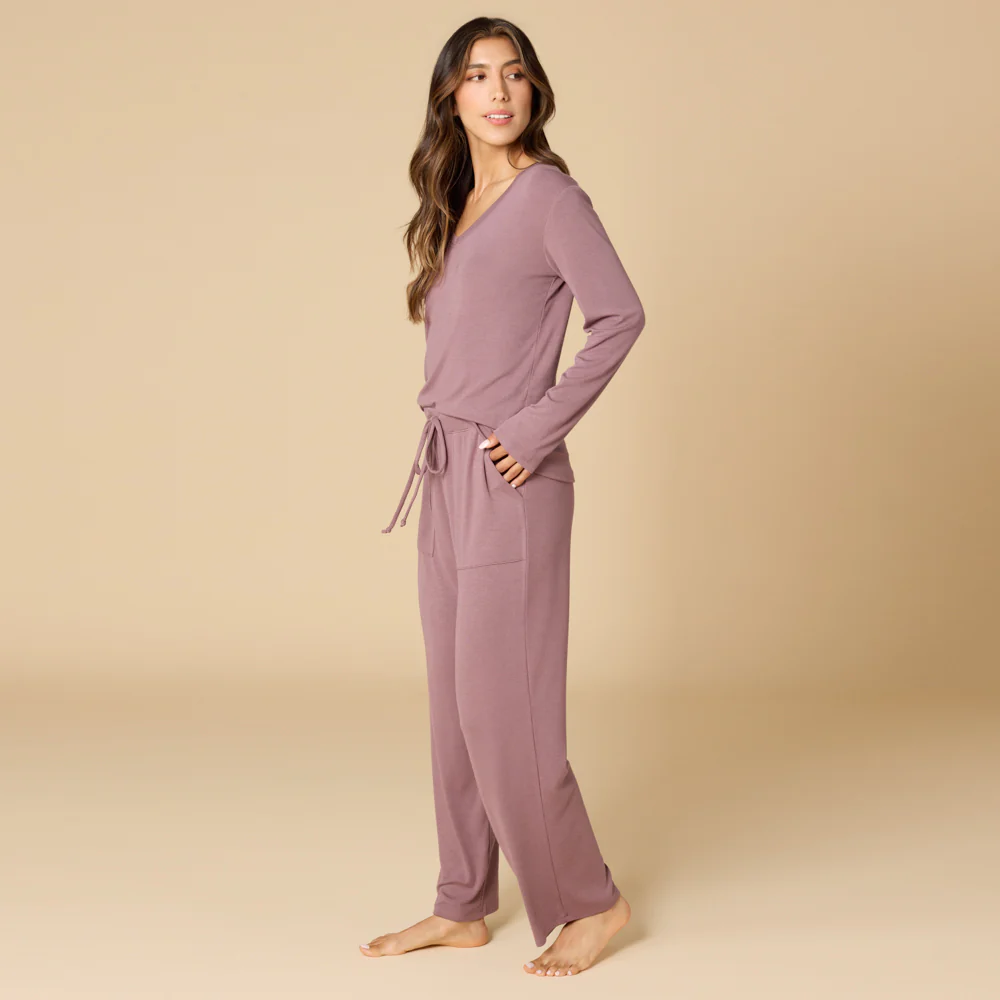 Natalie - Classic V-Neck PJ Set - Image 3