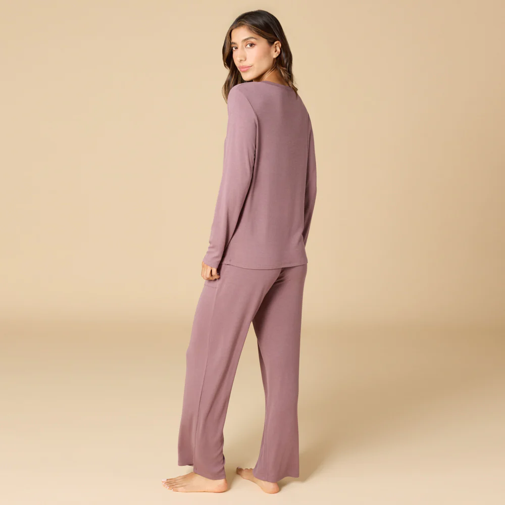 Natalie - Classic V-Neck PJ Set - Image 4