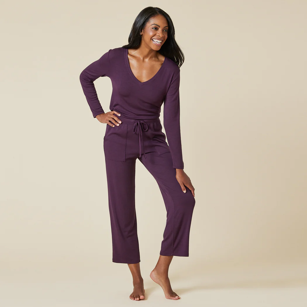 Natalie - Classic V-Neck PJ Set - Image 9