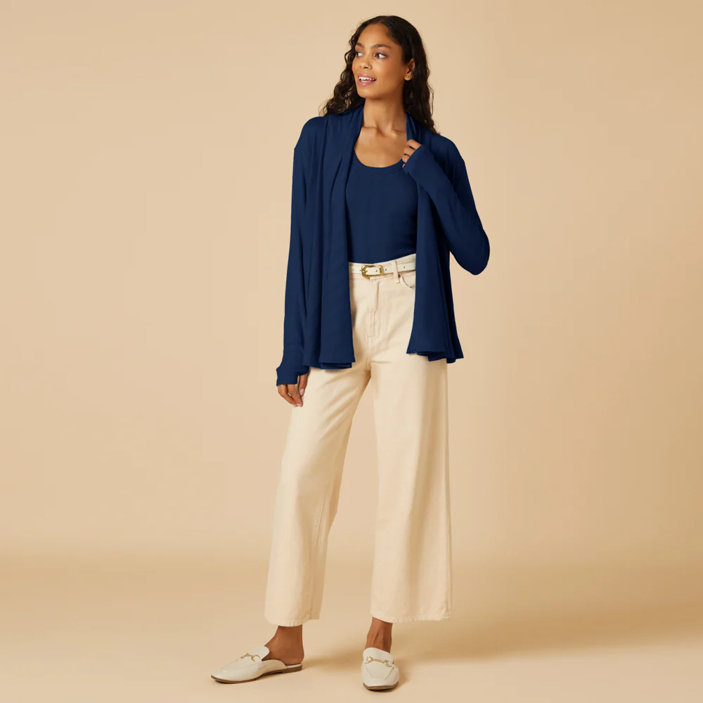 Pointelle Ballet Cardigan - Image 7