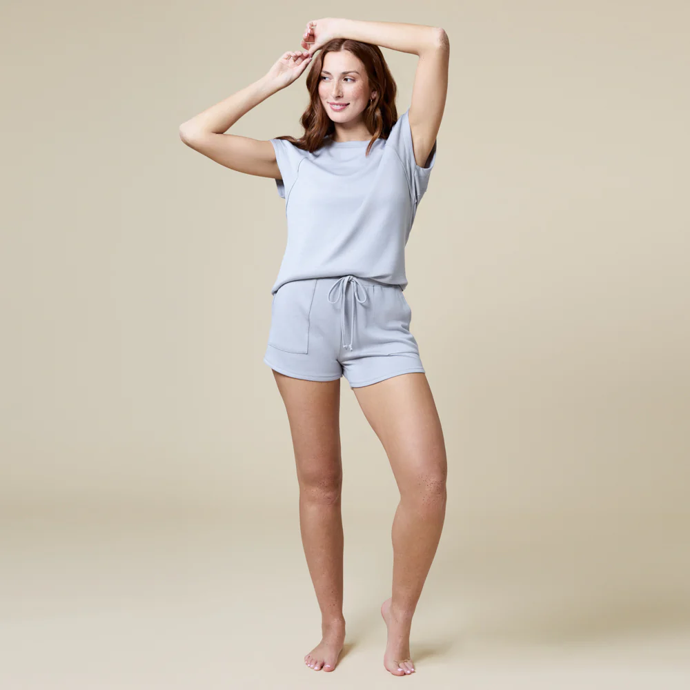 PureDream Short Raglan Crew Neck Short Set - Image 9
