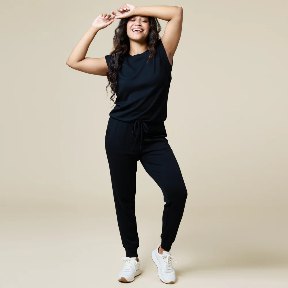 PureDream Short Raglan Crew Neck Jogger Set - Image 3