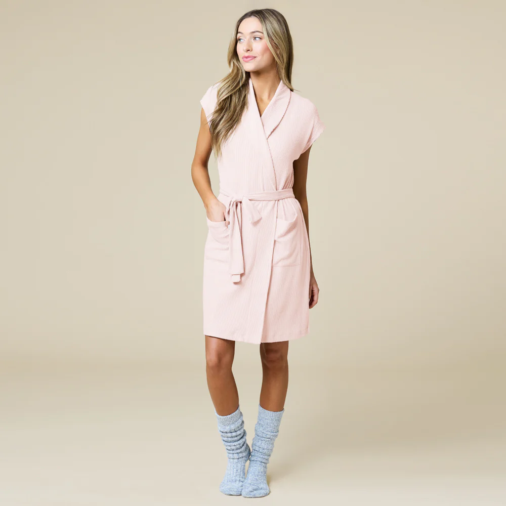 Rib Dream 35" Cap Sleeve Robe - Image 12