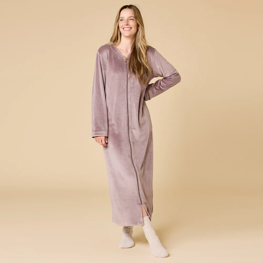 Serenity Shear Mink Zip Robe - Image 12