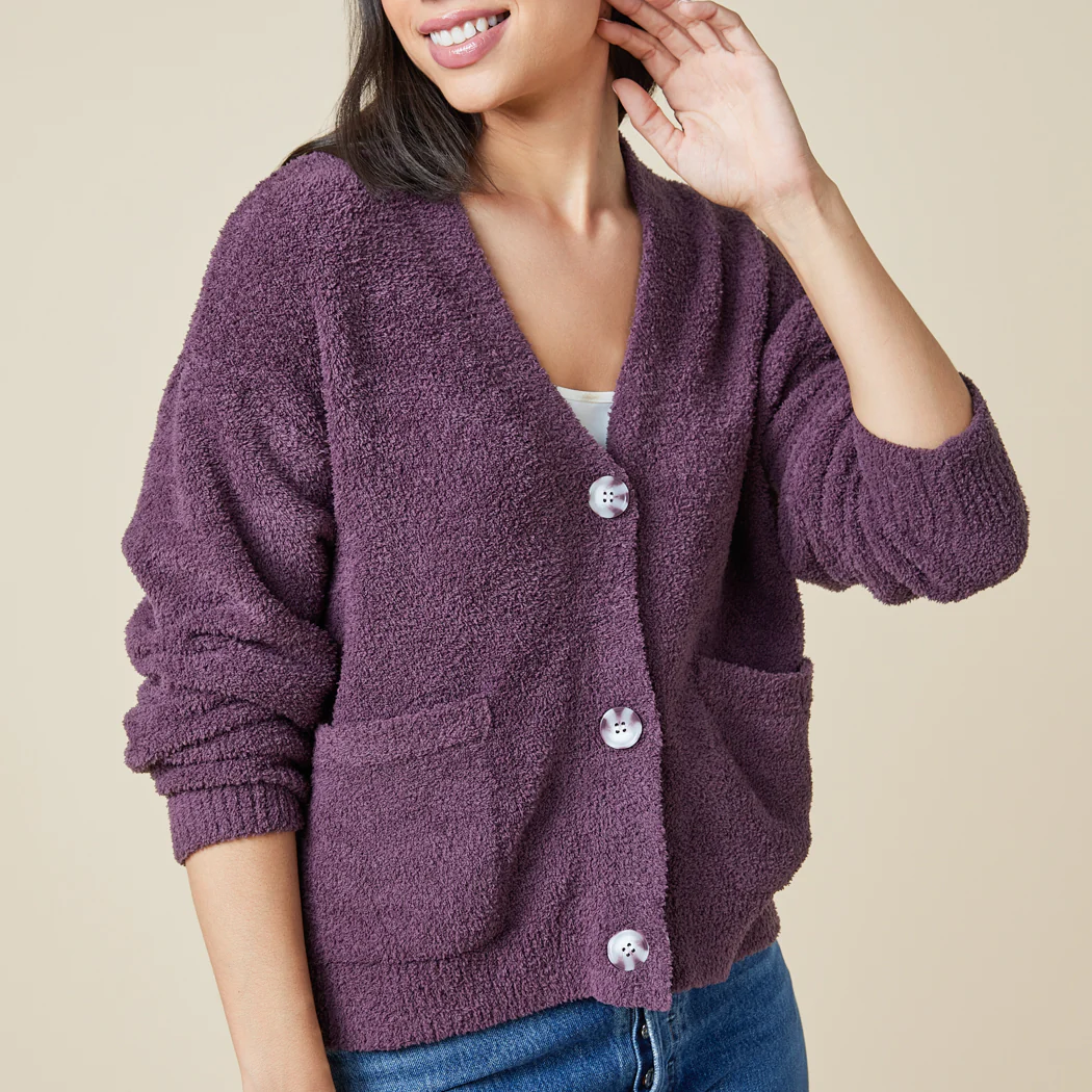 Marshmallow Crop Cardigan - Image 22