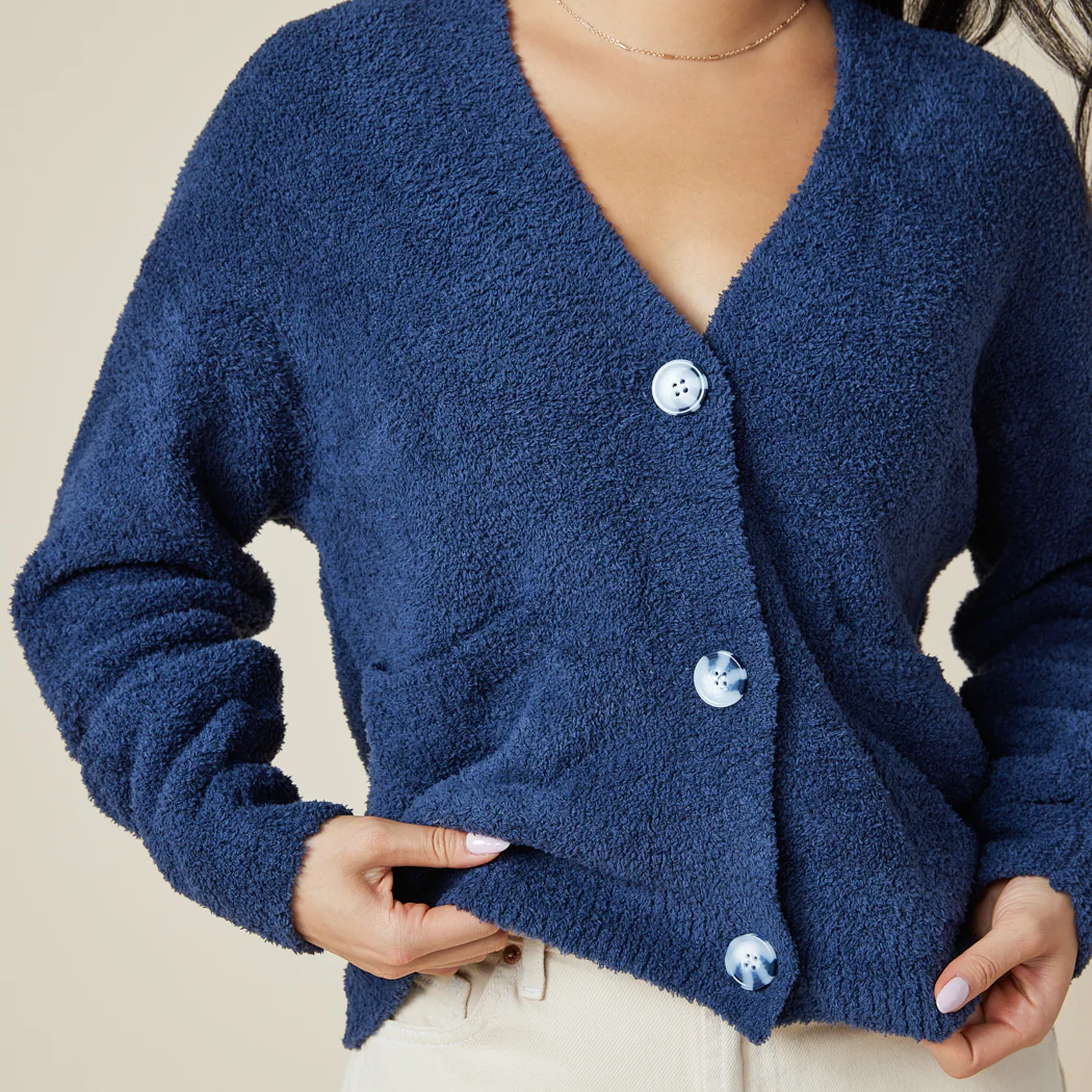 Marshmallow Crop Cardigan - Image 32