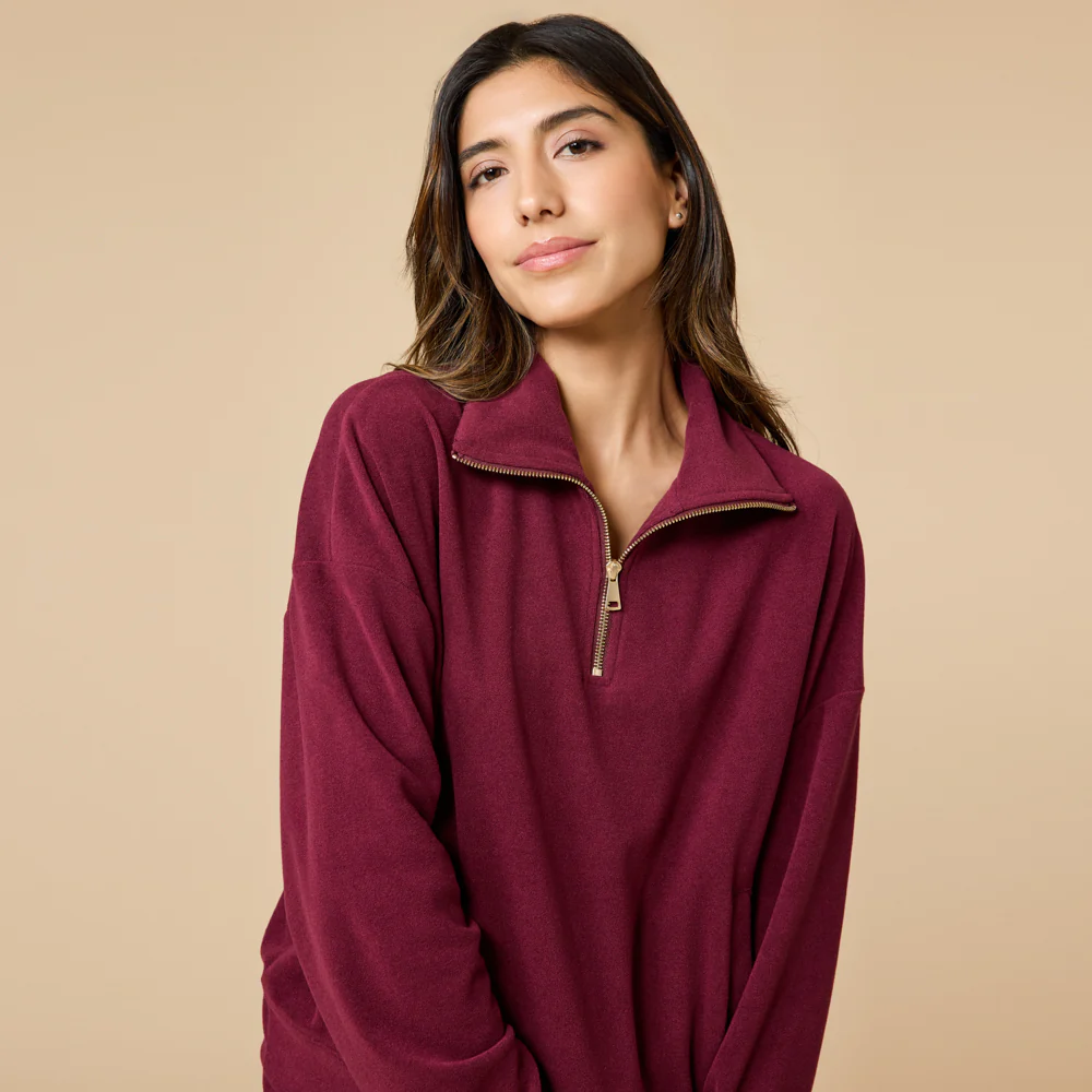 Vintage Velvet 1/4 Zip with Jogger - Image 13
