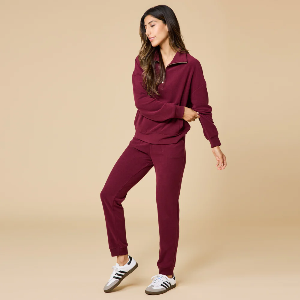Vintage Velvet 1/4 Zip with Jogger - Image 14