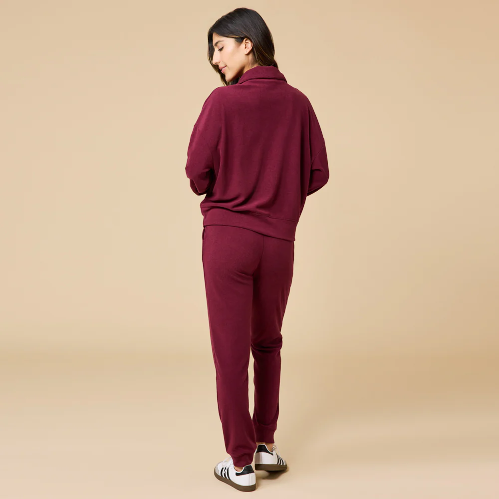 Vintage Velvet 1/4 Zip with Jogger - Image 15
