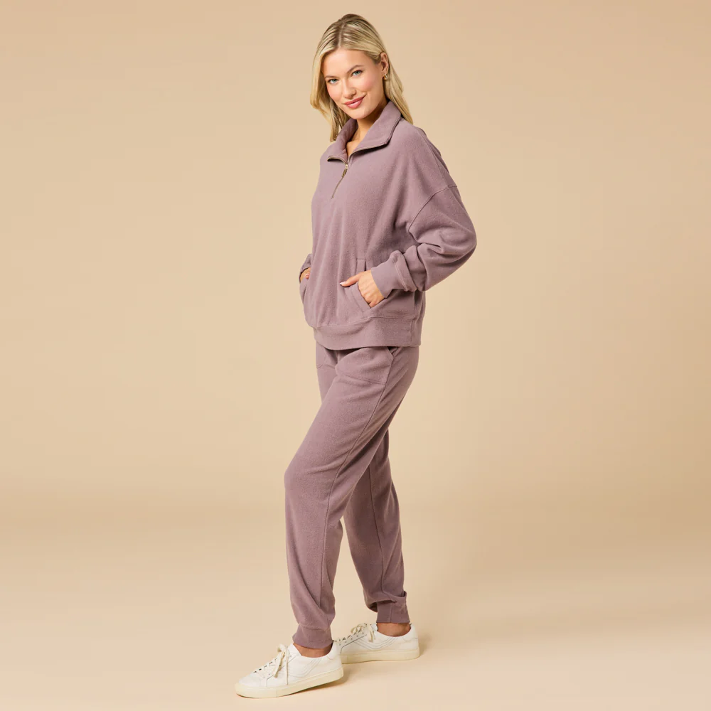 Vintage Velvet 1/4 Zip with Jogger - Image 19