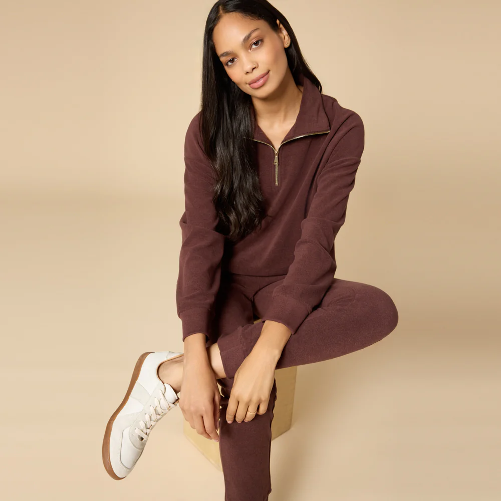 Vintage Velvet 1/4 Zip with Jogger - Image 22