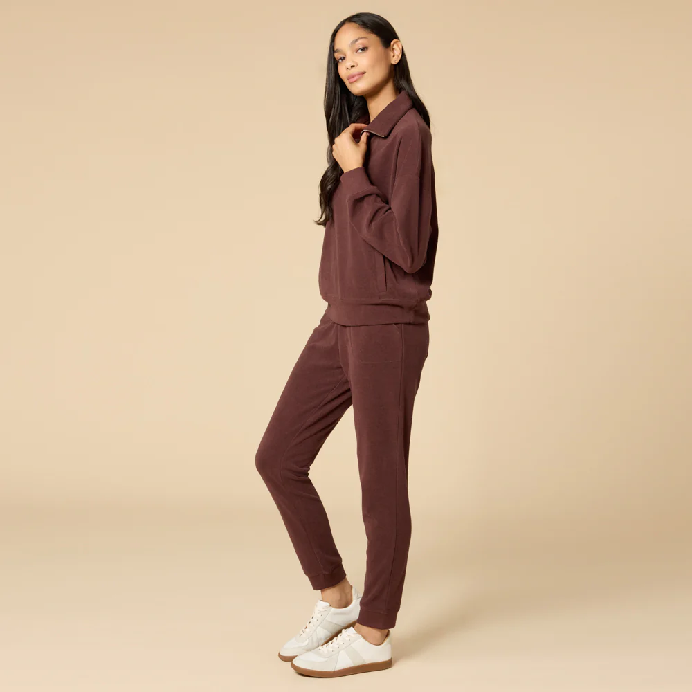 Vintage Velvet 1/4 Zip with Jogger - Image 24