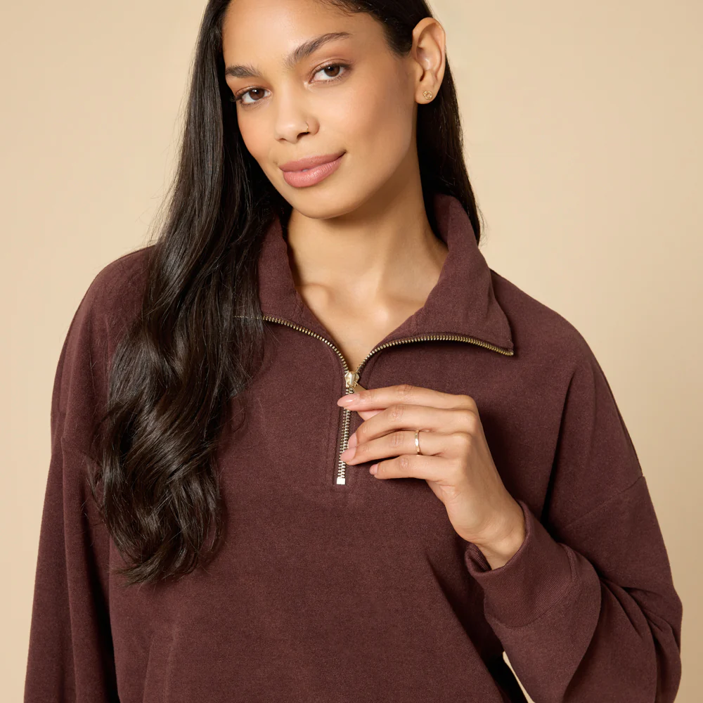Vintage Velvet 1/4 Zip with Jogger - Image 26