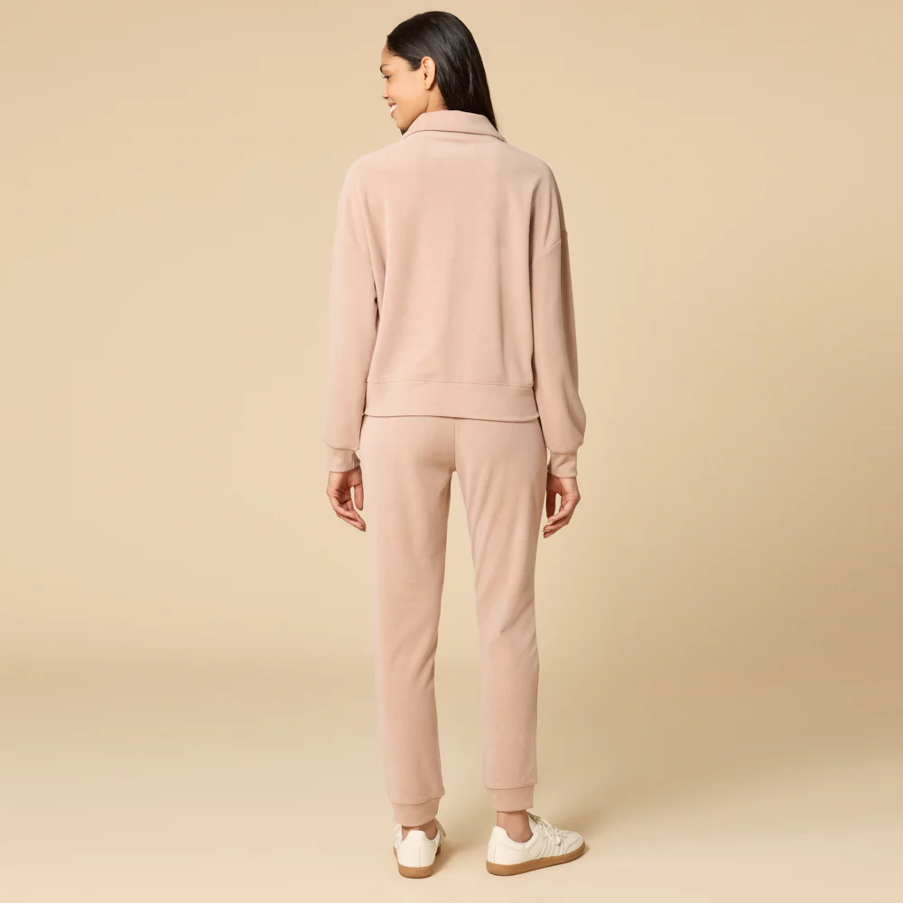 Vintage Velvet 1/4 Zip with Jogger - Image 4